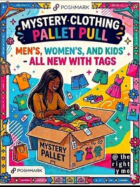 💕🎉⏳Mystery Clothing Pallet Pull 💕LIVE SHOW FLYER🎉TYSM